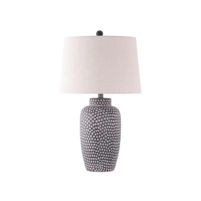 Jerlen Table Lamp - 26 Inch Height - TBL4422 - Brown/White - Safavieh