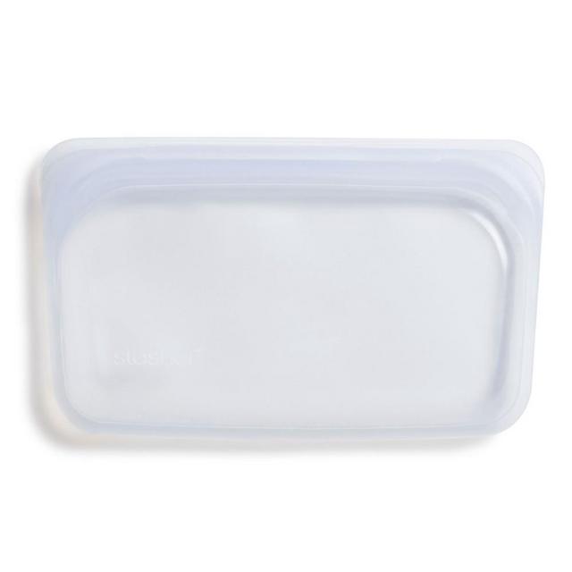 Stasher Reusable Snack Bag, Clear