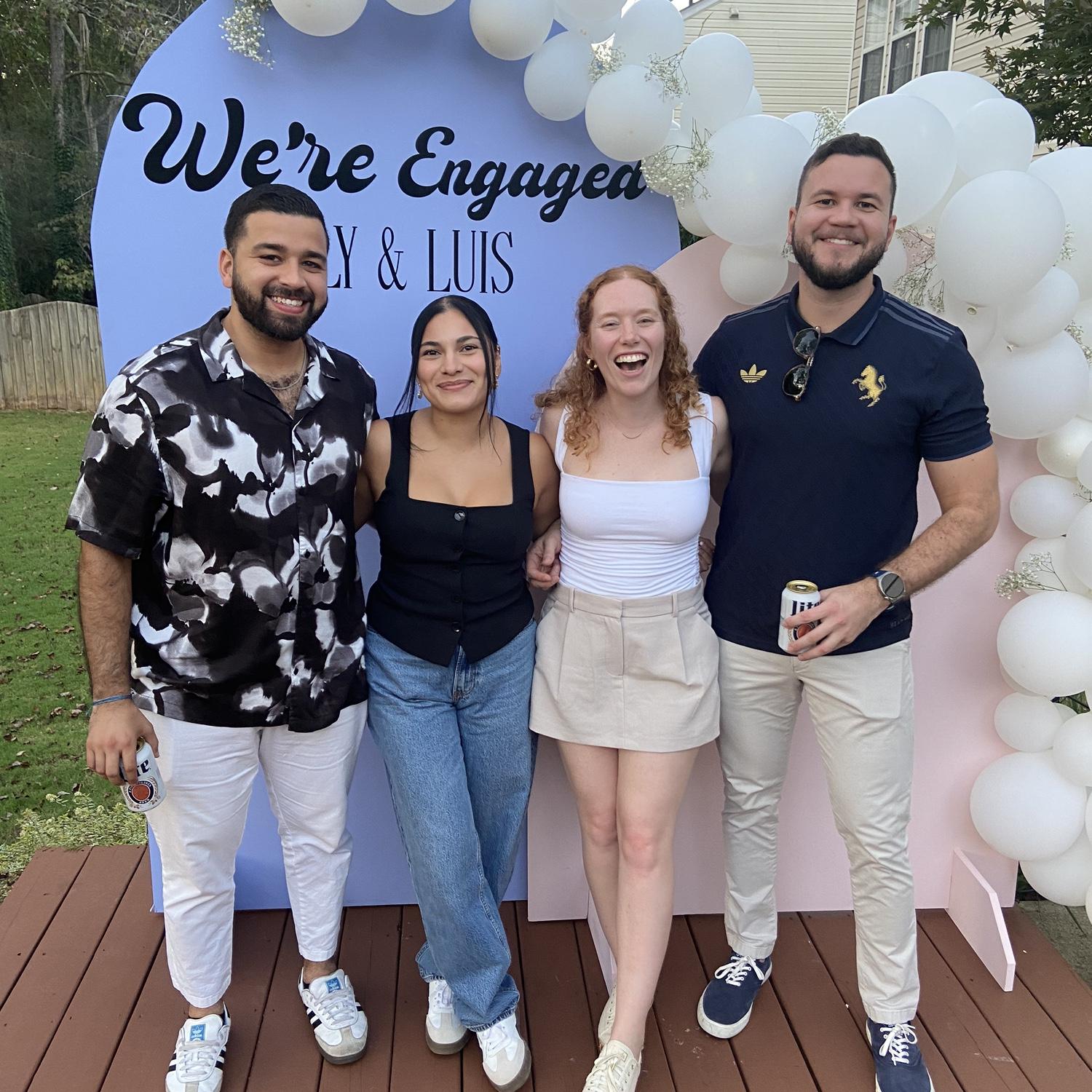 Engagement party with our favorite people!