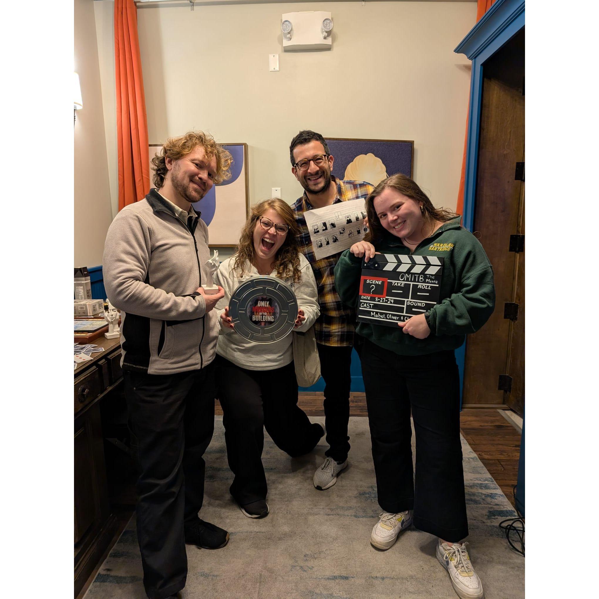 Only Murder in the Building official Escape the Room....Salvo, Gülsün, and her siblings escaped safely!!