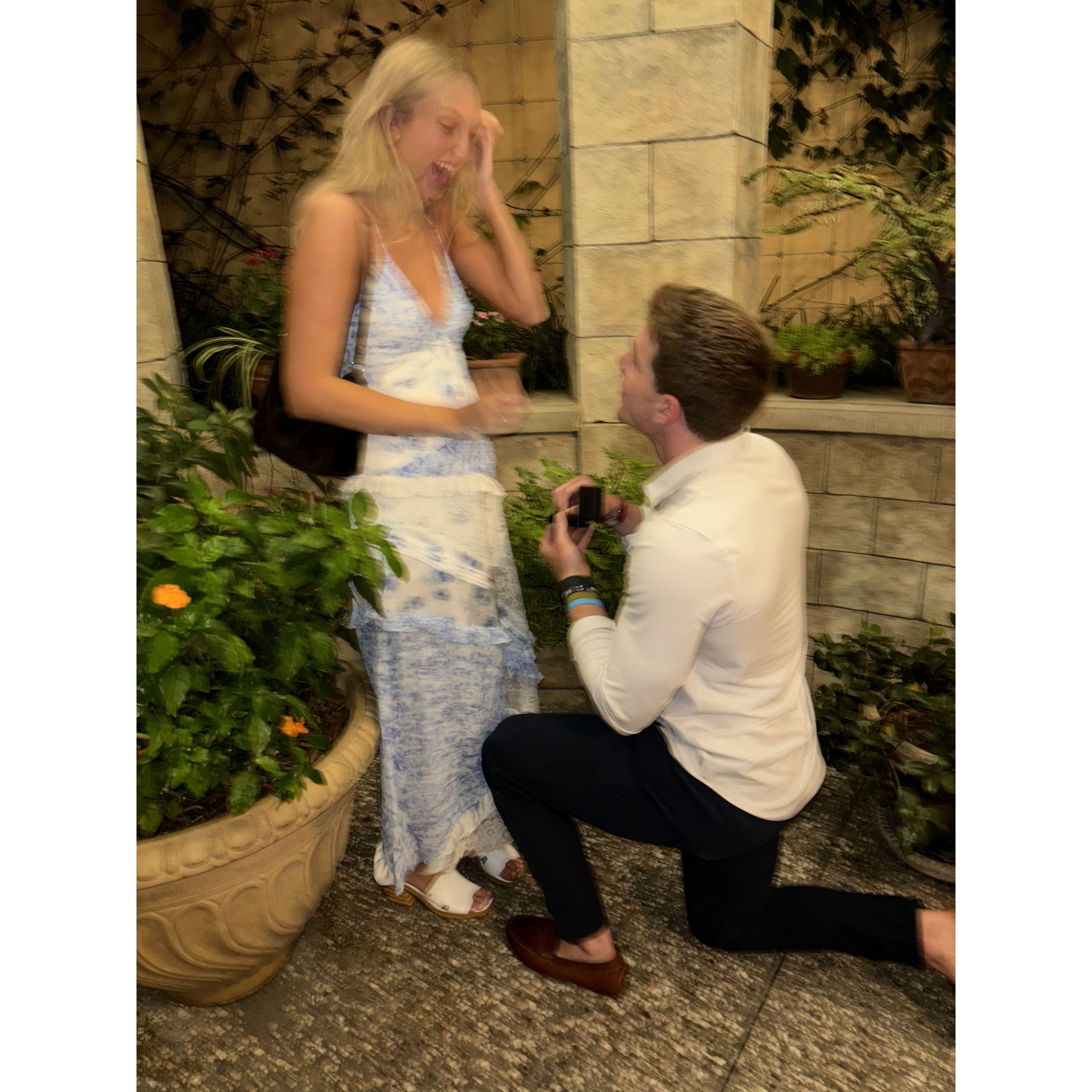 Zoe's reaction when Connor proposed! 7-15-24