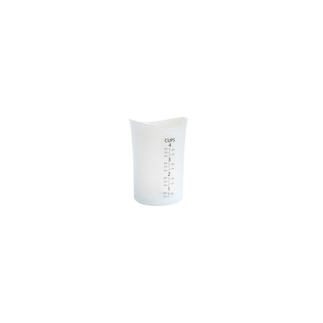 iSi Basics Silicone Flexible Clear Measuring Cup, 4 Cup