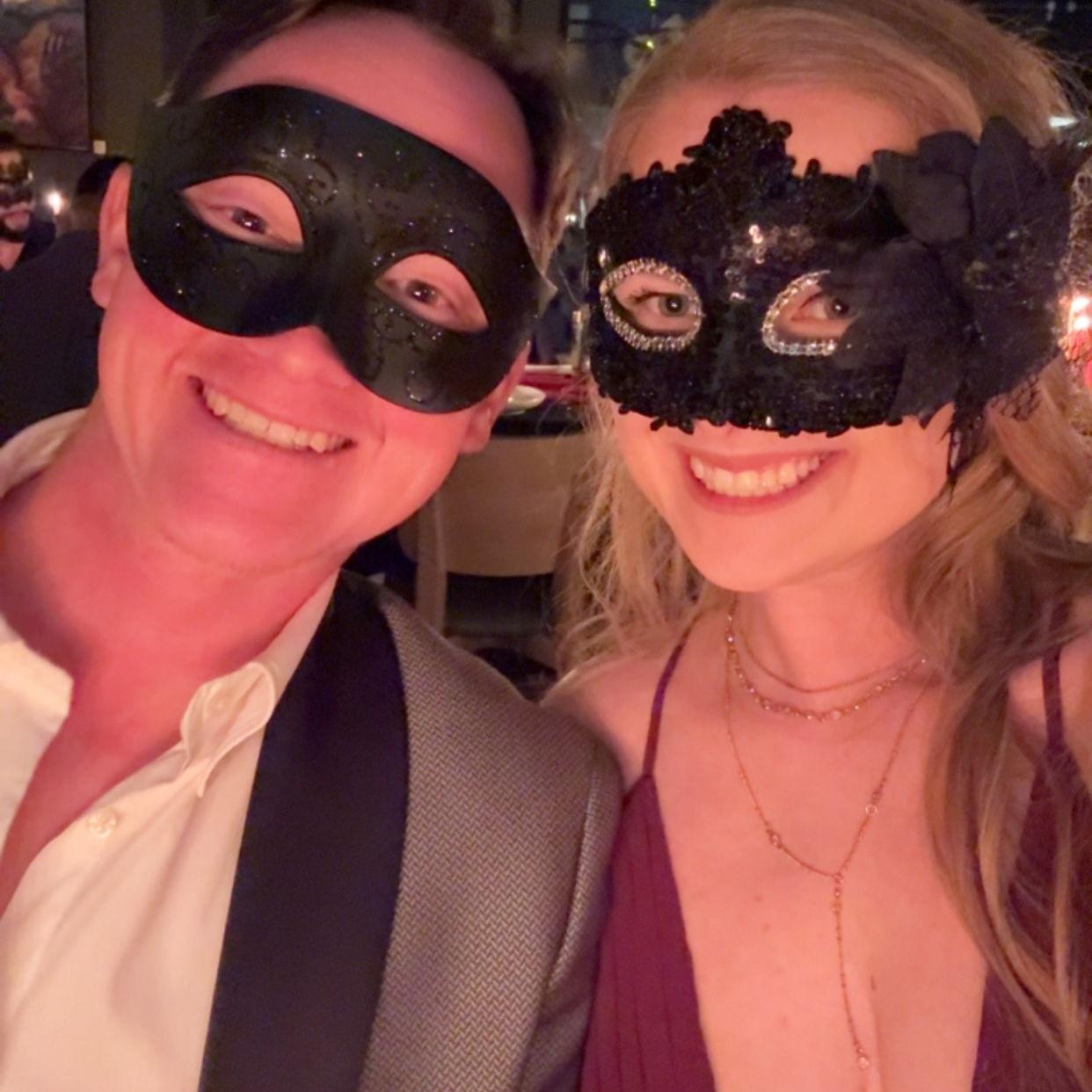 Mascarade Halloween date night