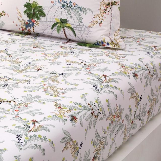 Yves Delorme Jardins Fitted Sheet