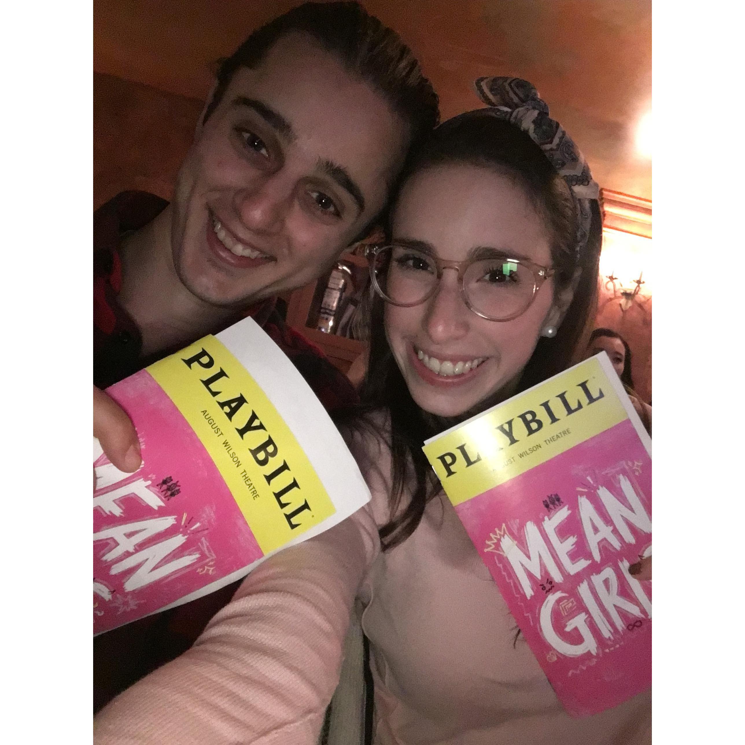 One of the few times we actually won a Broadway Lottery...actually, maybe the only time. Still counts!