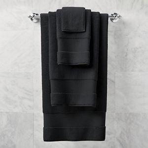 Frontgate Resort Collection Bath Towels- Obsidian, set of 6