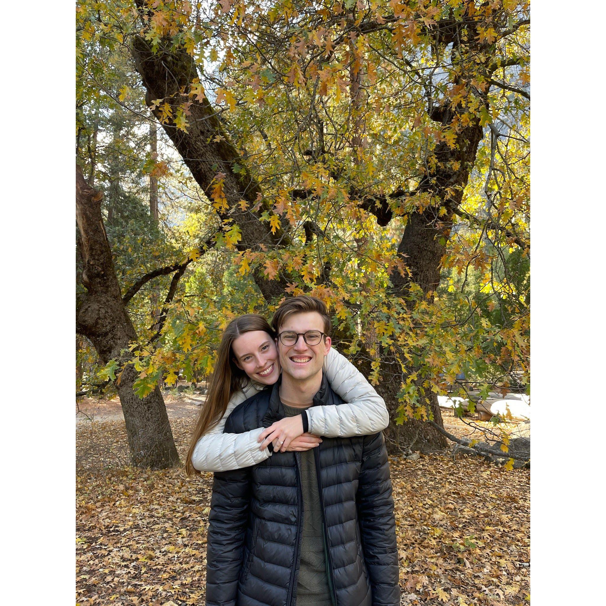 Fun fact: Jack accidentally spilled the beans because he said he couldn't wait to see the fall colors in the valley.