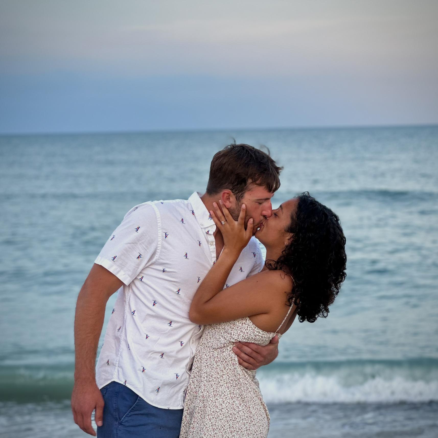 Engaged in Carolina Beach, North Carolina!