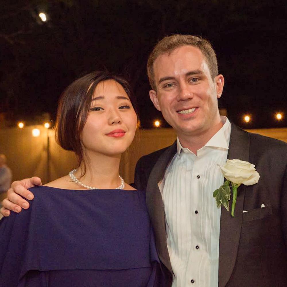 Mitch's little sister Lisa's wedding. I could have been the random Asian girl in those family photos.