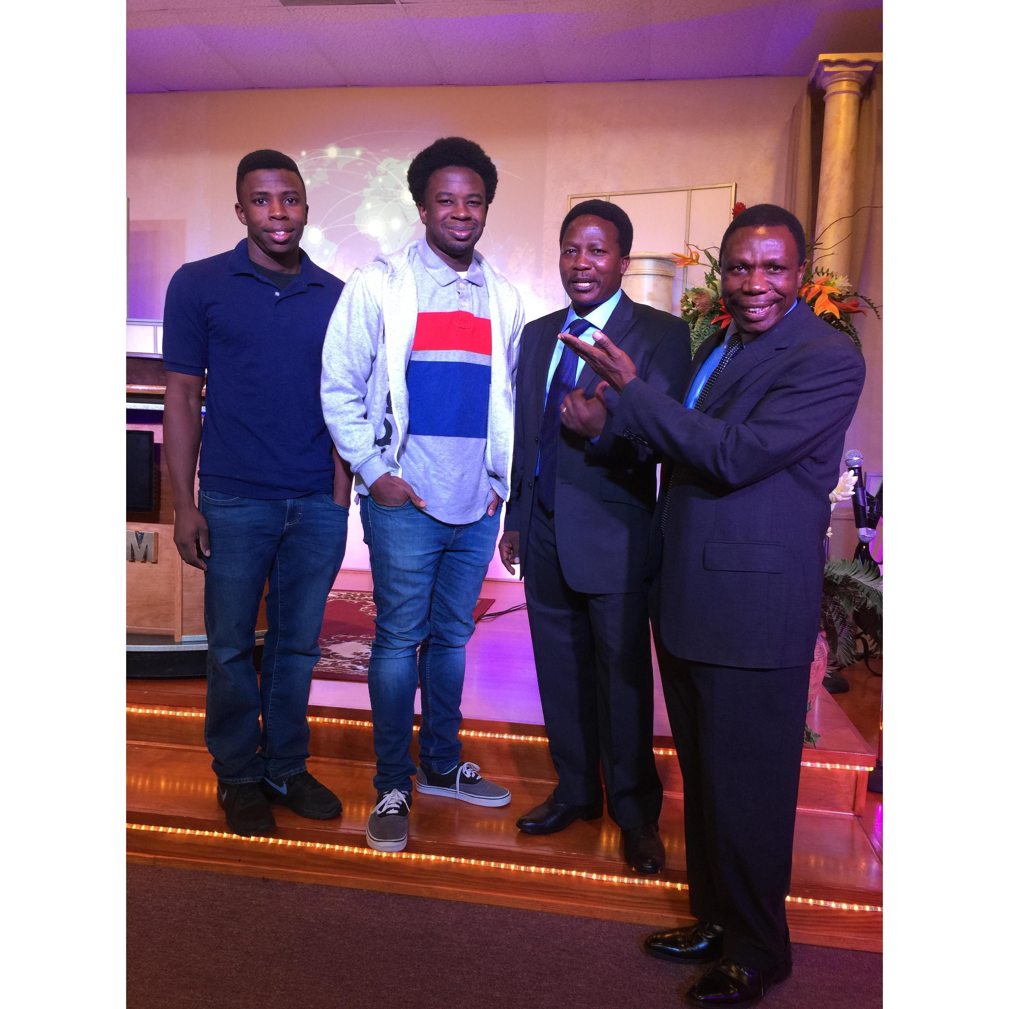 My brother, myself and my blessed two sons Daniel and David