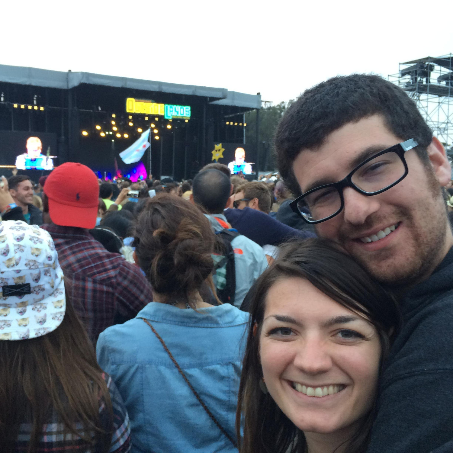 Enjoying Outside Lands in 2015.