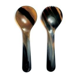 Abbeyhorn large salad servers 29.5cm