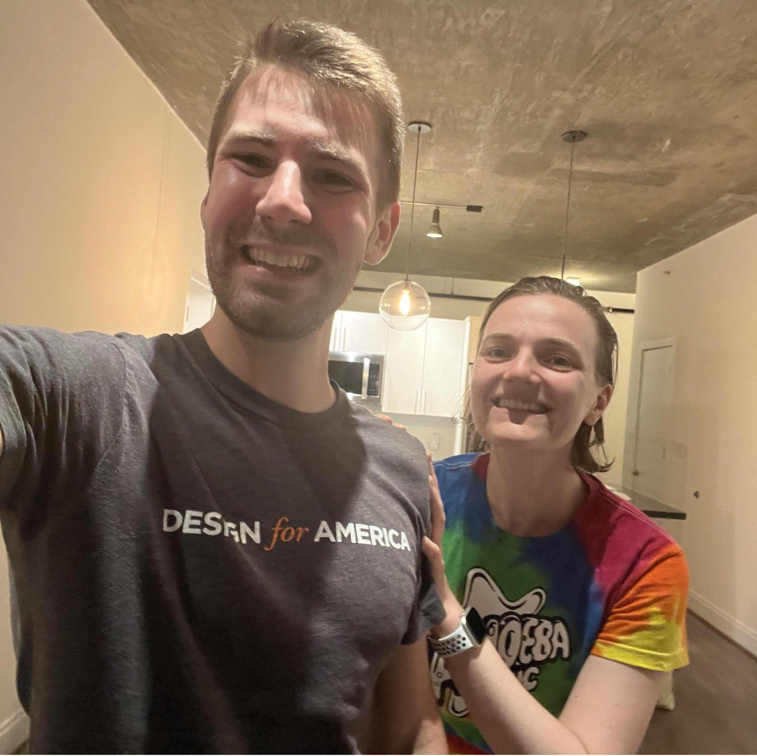The night we moved from NY to DC together!