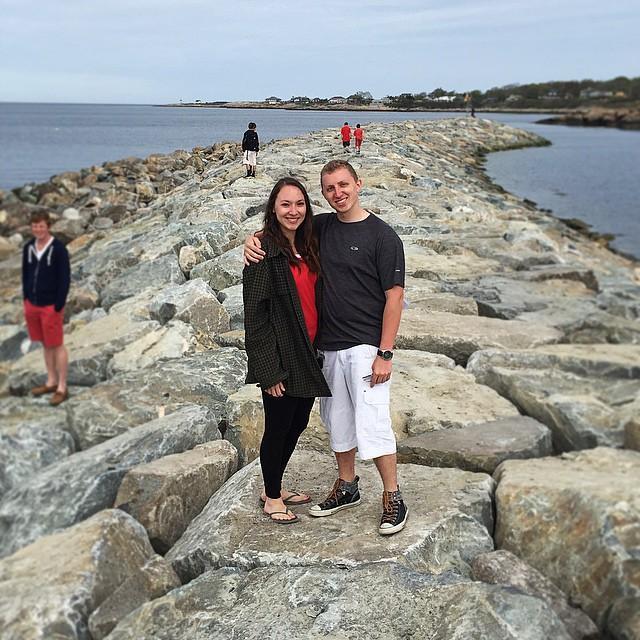 Visiting Sydney's happy place, Rockport MA.