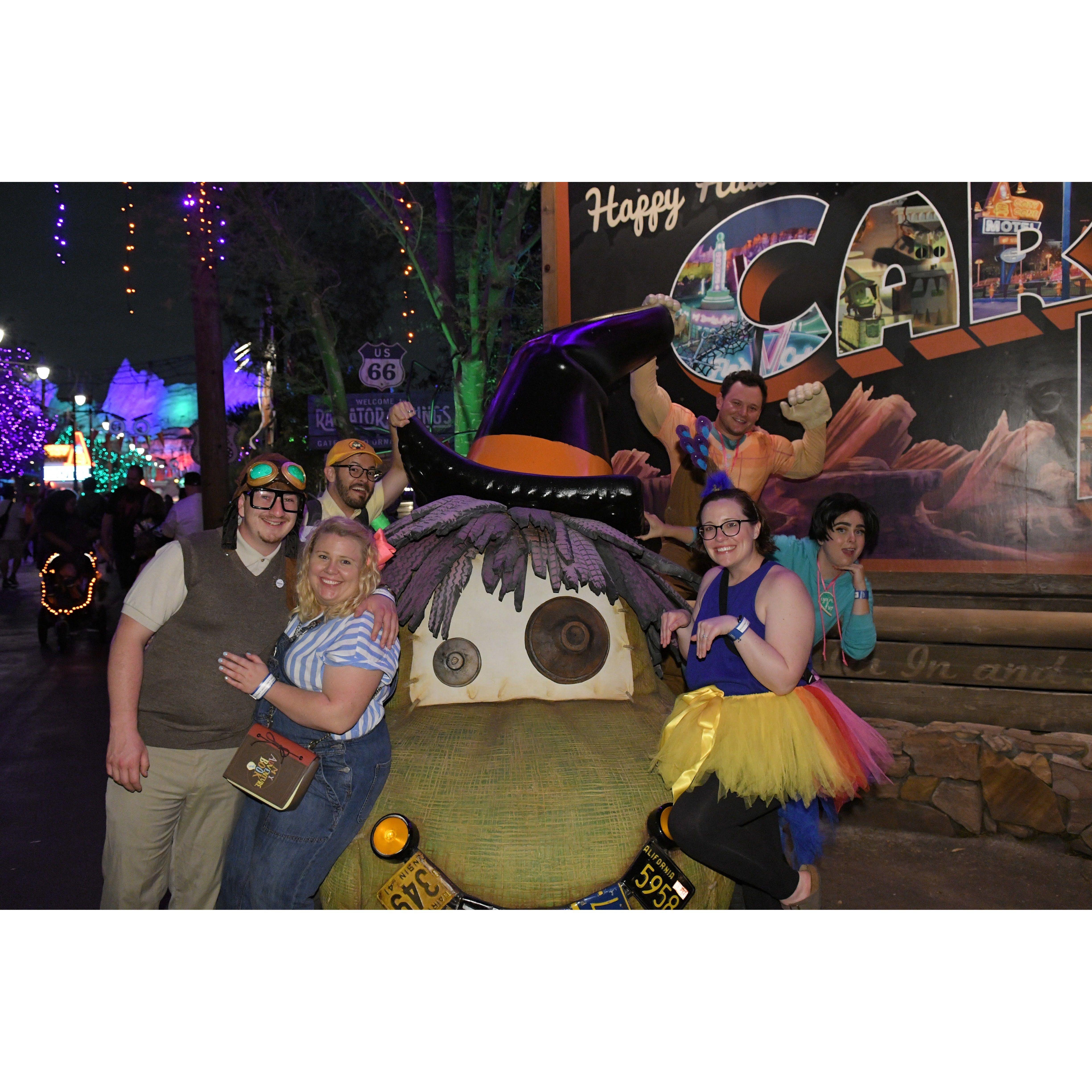Oogie Boogie Bash as Carl & Ellie from Up!
