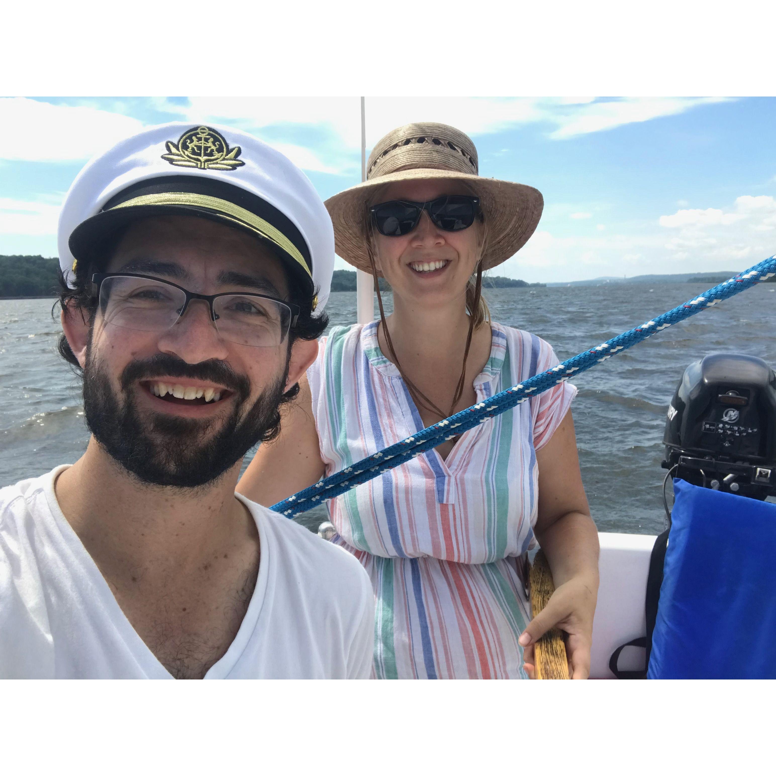 Sailing on the Hudson River