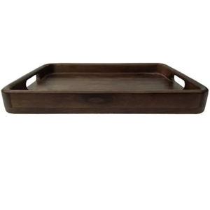 Walnut Acacia Wood Rectangle Tray