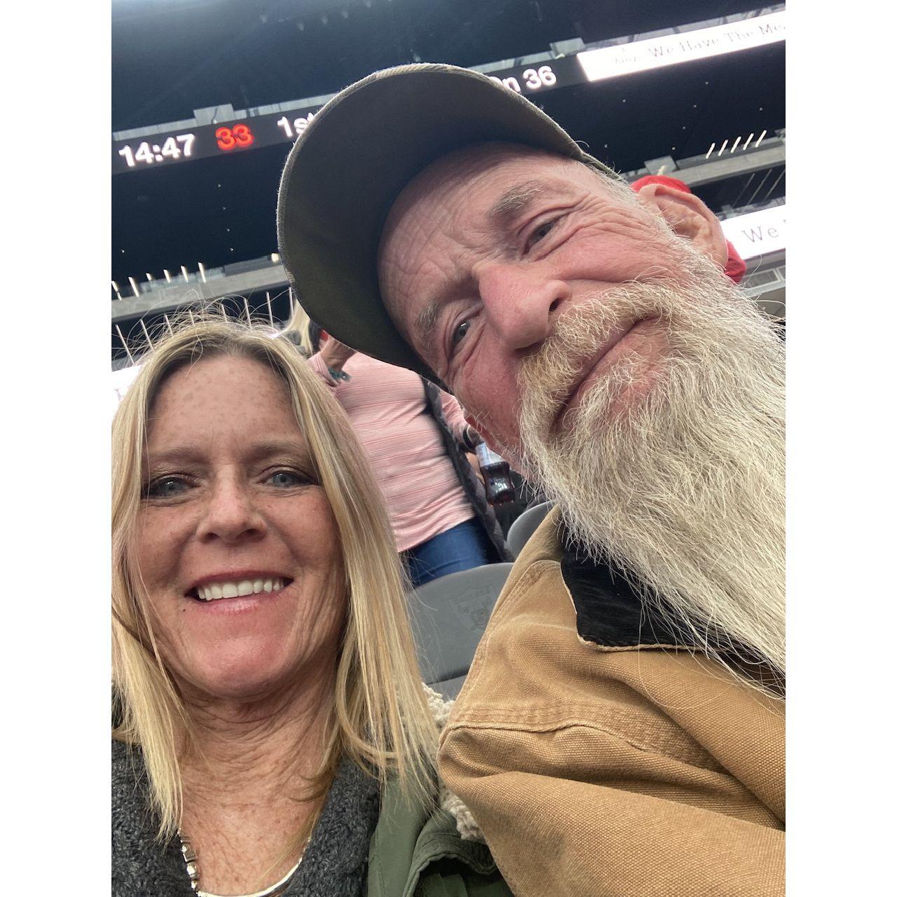 Football game in Las Vegas