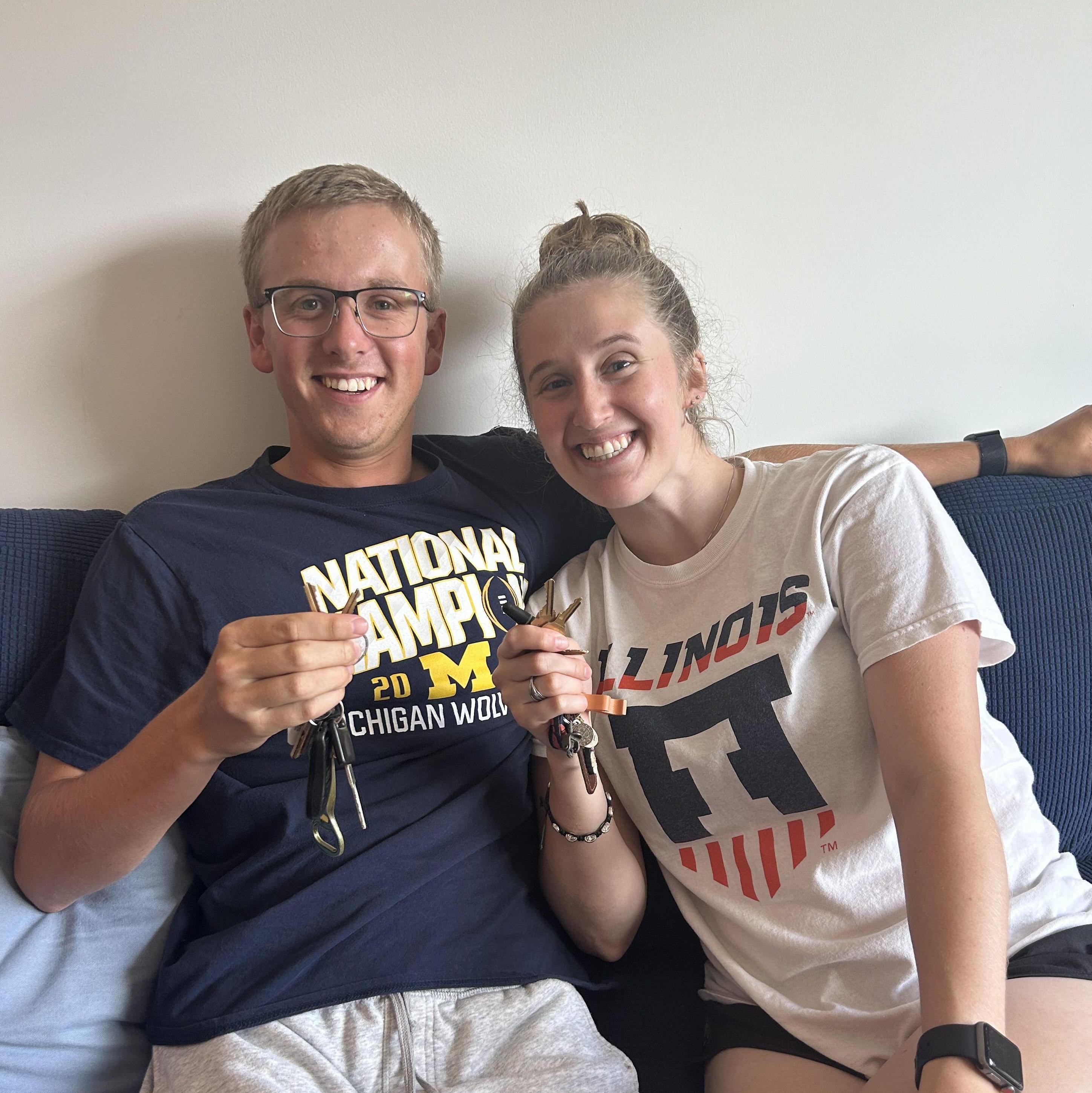 our first apartment together