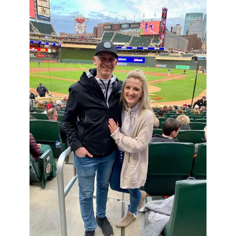 Date at the Twins Game!