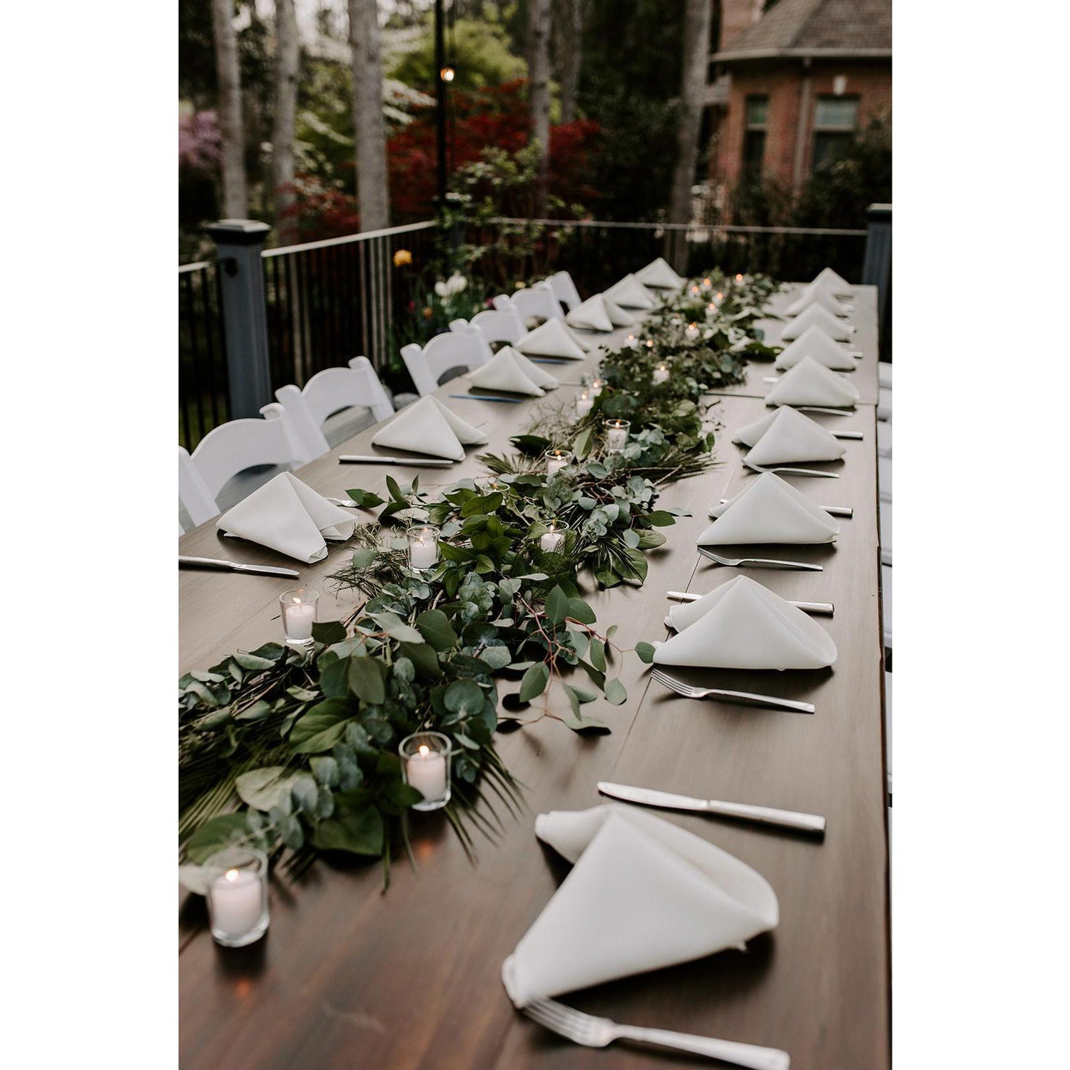 We got to share a family-style dinner with everyone attending.