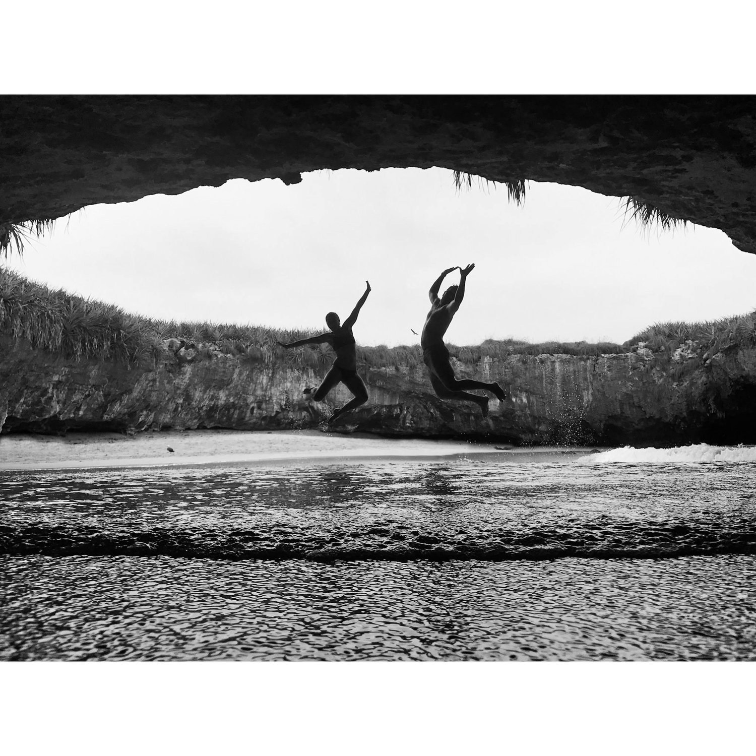 Exploring the hidden beach in Marietas Islands, Punta Mita, Mexico, June 2017
