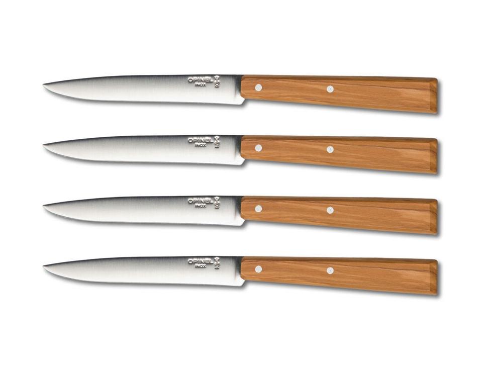 Opinel Bon Appetit Olive Wood Table Knives (set of 4)