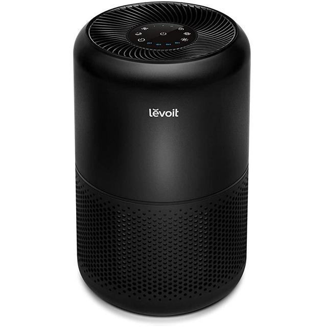 LEVOIT Air Purifiers for Home Allergies and Pets Hair Smokers in Bedroom, True HEPA Filter, 24db Filtration System Cleaner Odor Eliminators, Remove 99.97% Smoke Dust Mold Pollen, Core 300, Black