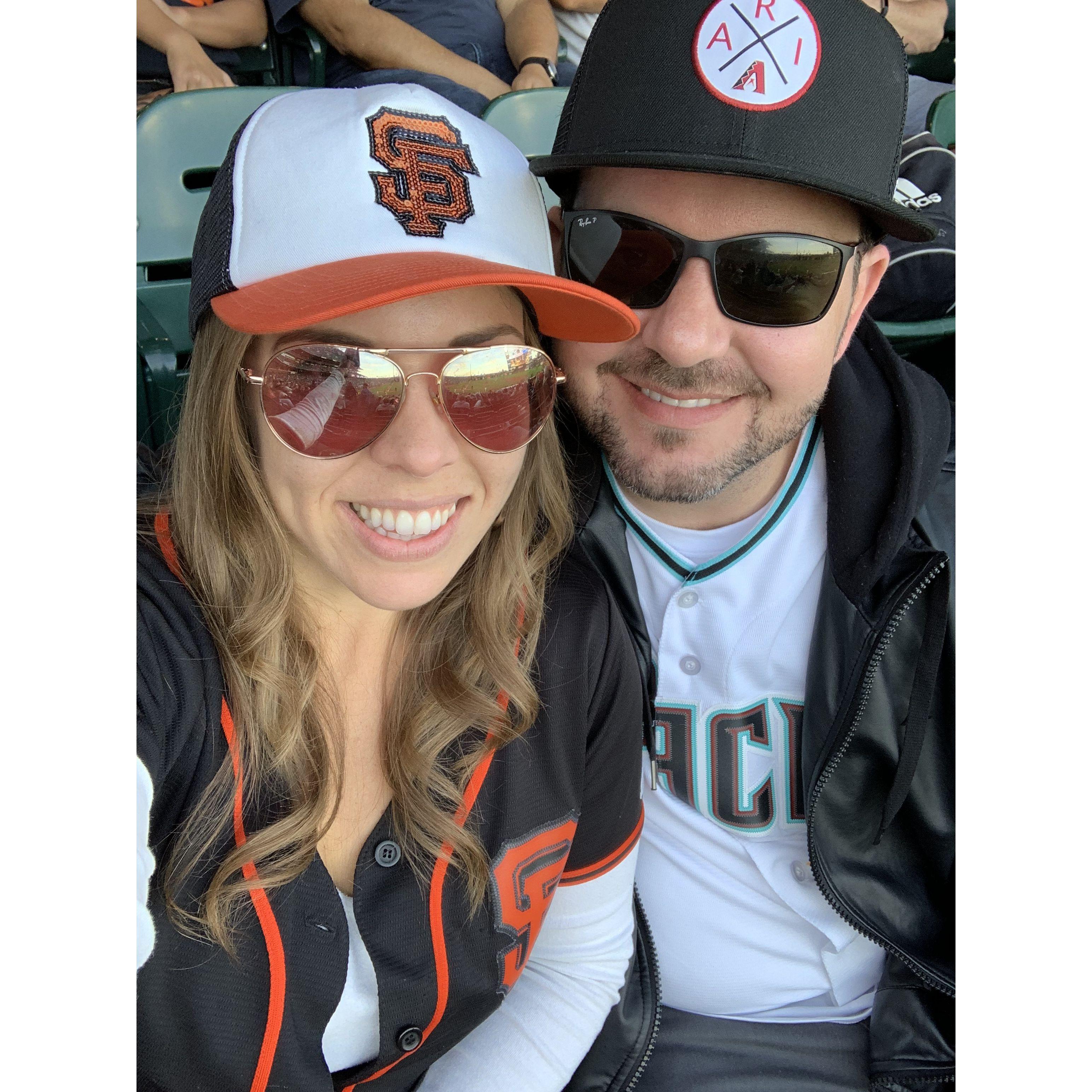 Our first Giants game