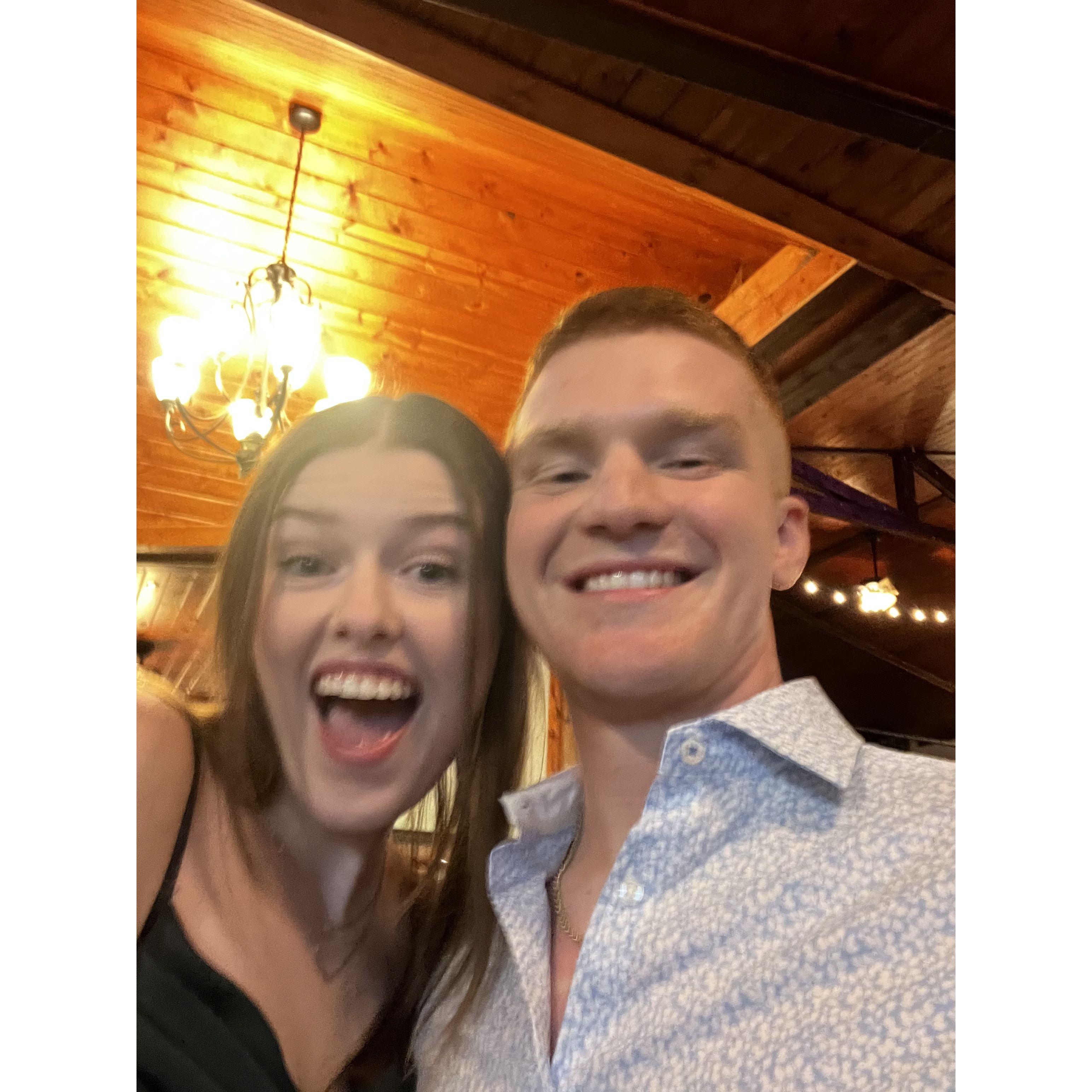 11/18/2022.
Our first photo taken at semi-formal.