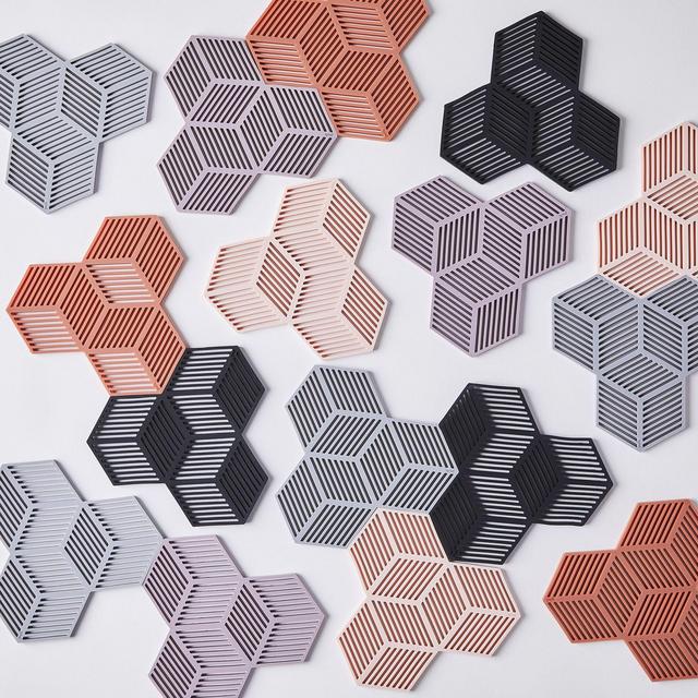 Modular Silicone Coasters (Set of 4)