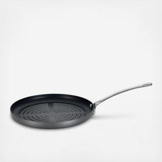 Genesis Hard Anodized Nonstick Shallow Round Grill Pan