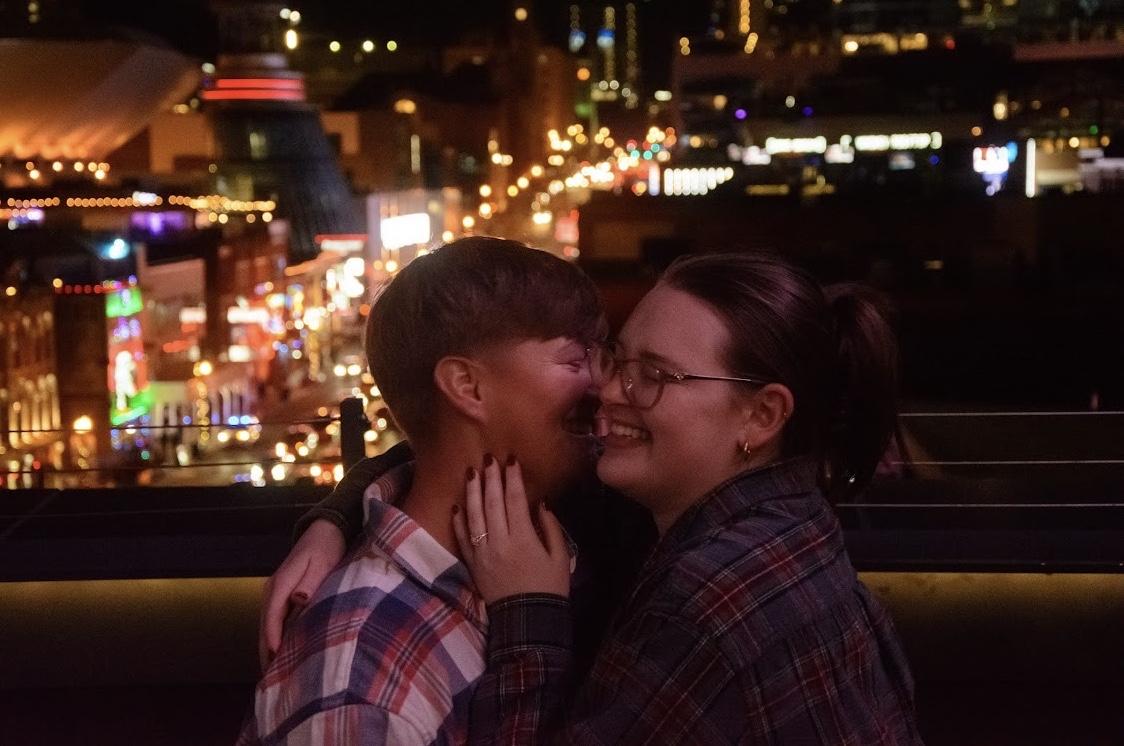 In Nashville, post-proposal, once our friends joined us