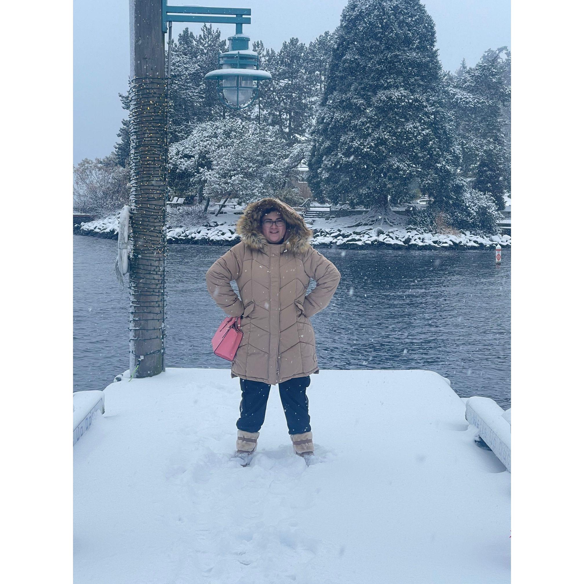 December 26th 2021 - First Christmas in Washington and we got a winter wonderland!