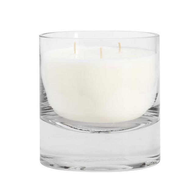 Personalized Scented Candle, White Currant, Clear, Small
