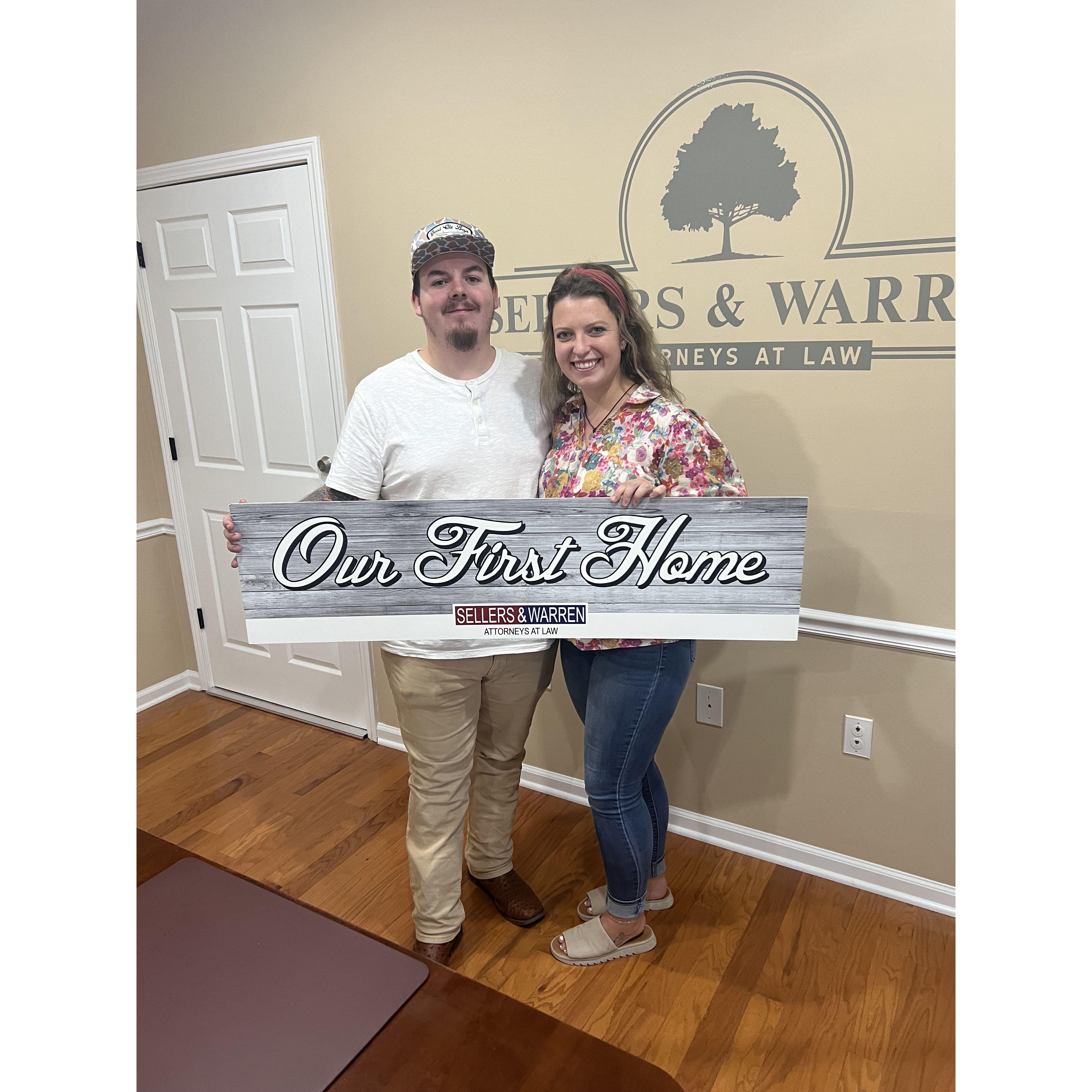 Bought our first home- 2024