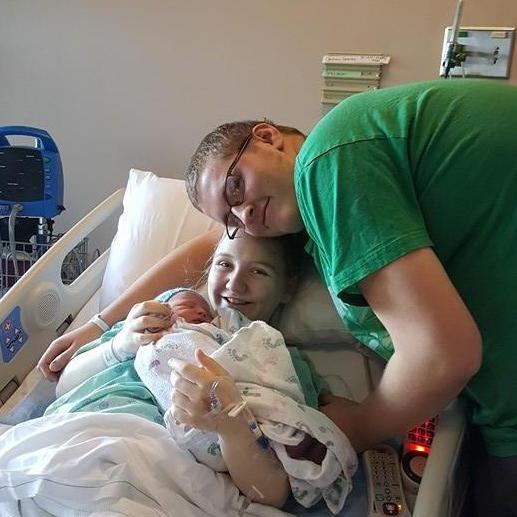 Our first picture as a little family.