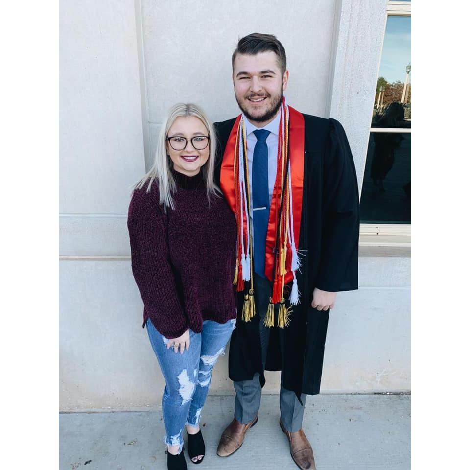 When Joshua graduated from Texas Tech University early!!