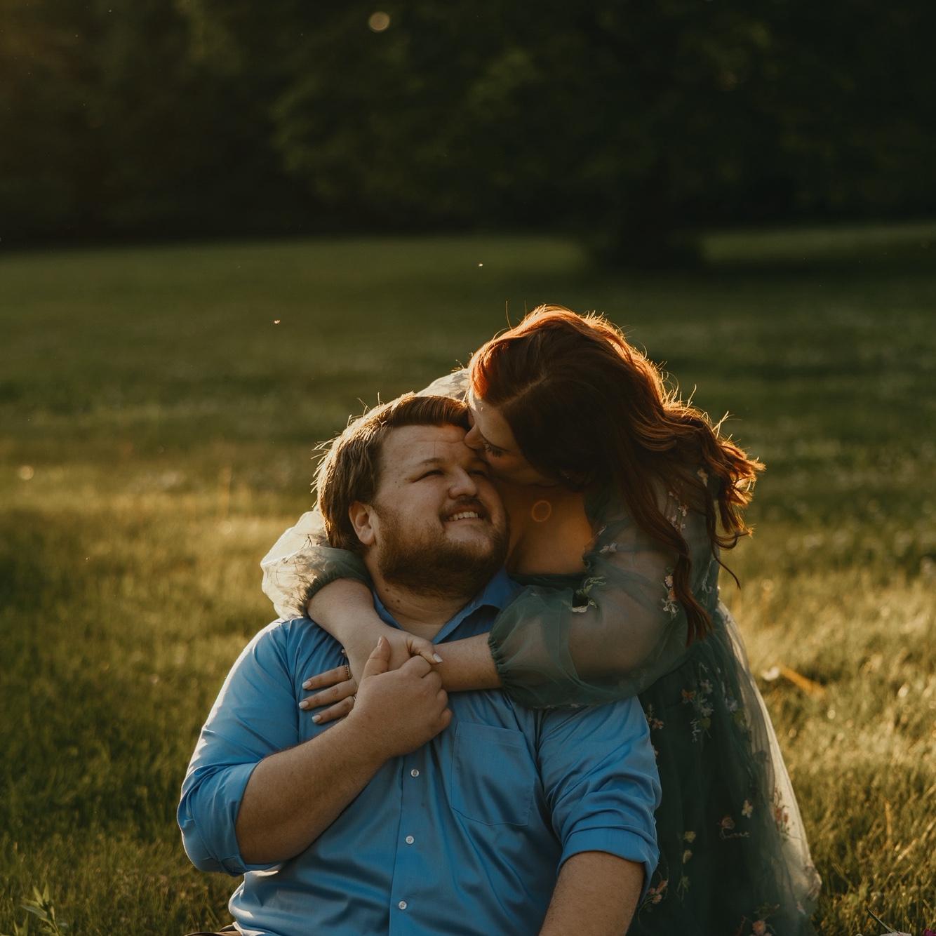 The park near downtown Noblesville is so beautiful! We had such a fun time taking our engagement photos.