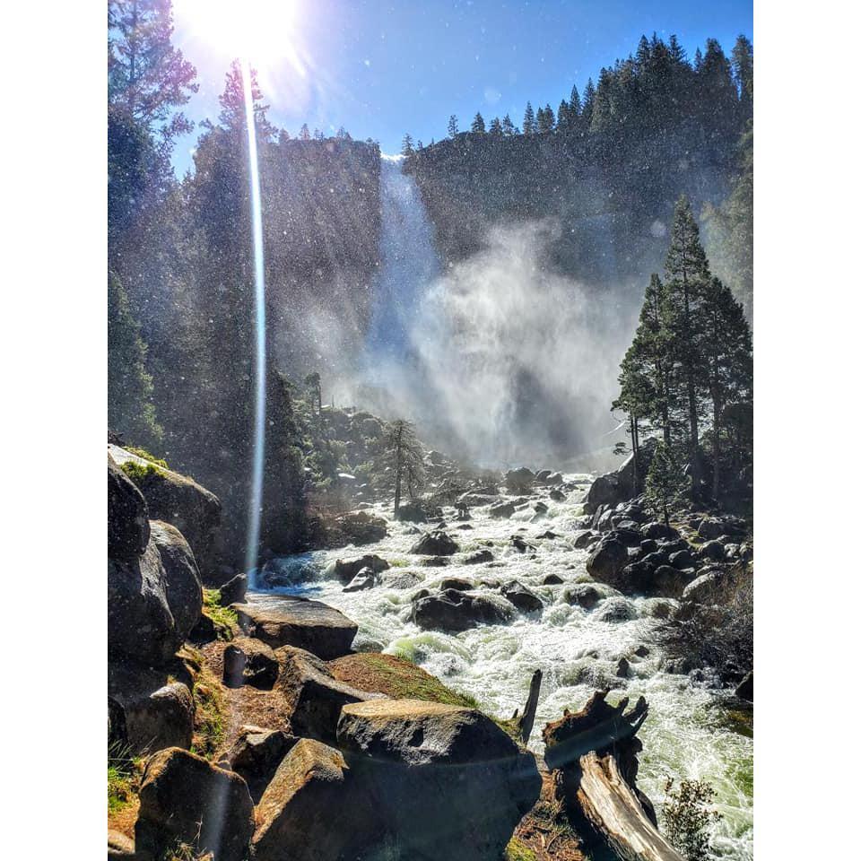 This was the other waterfall on the trail.