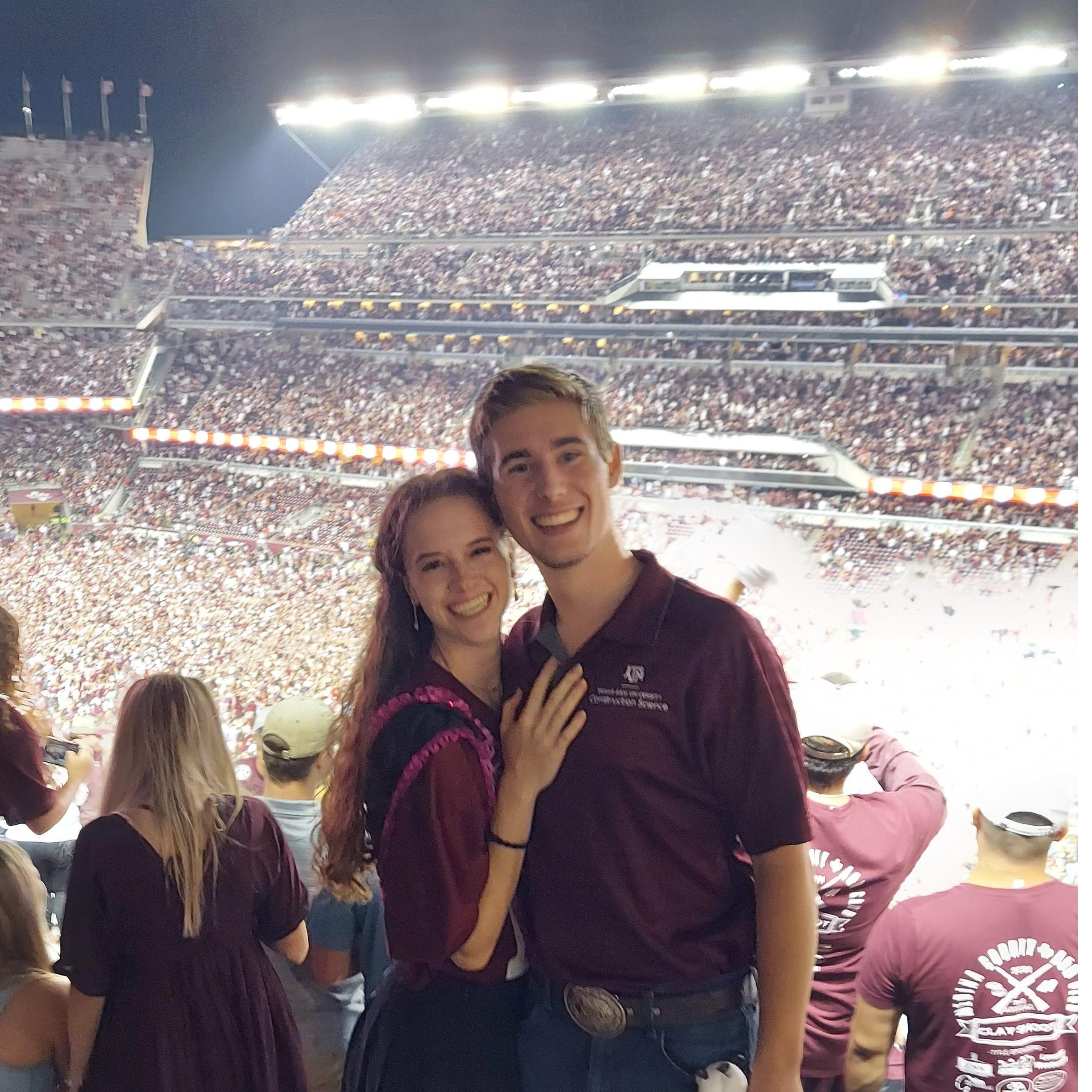 Annie's 21st birthday weekend and A&M decided to give her a huge win!