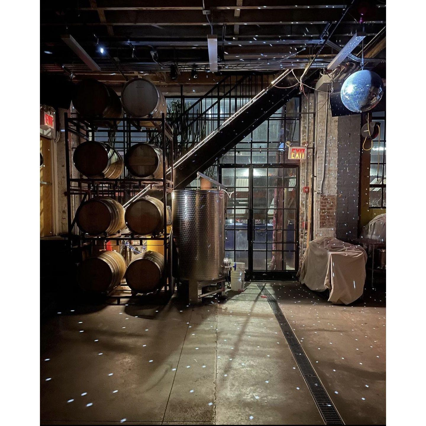 Disco meets distillery