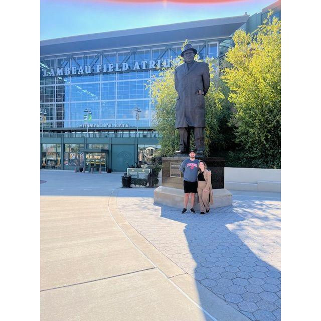 First time together at Lambeau