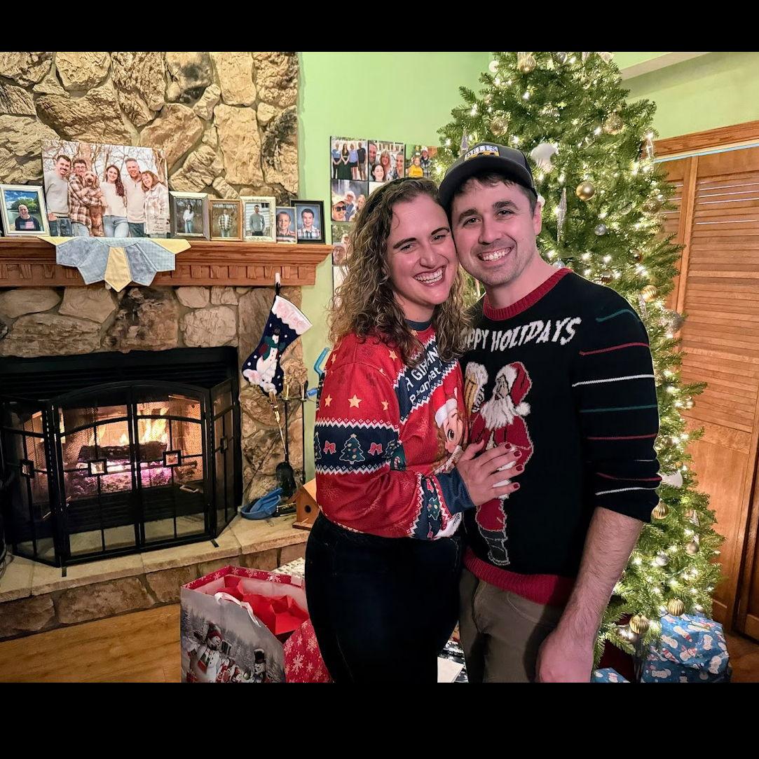 It wouldn't be a Burian Family Christmas without the sweaters