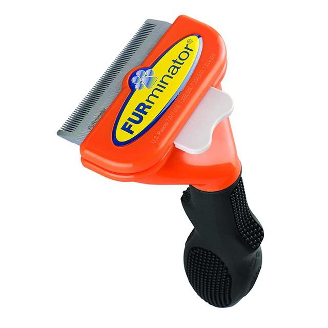 FURminator Long Hair deShedding Tool for Medium Dogs