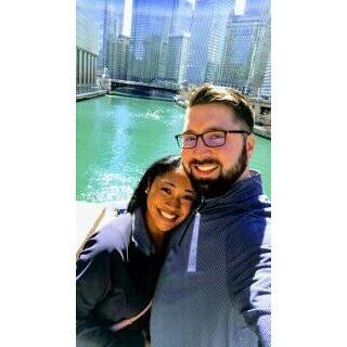 Our 1st photo together as a couple. We took a trip to Chicago after 1 month of dating.