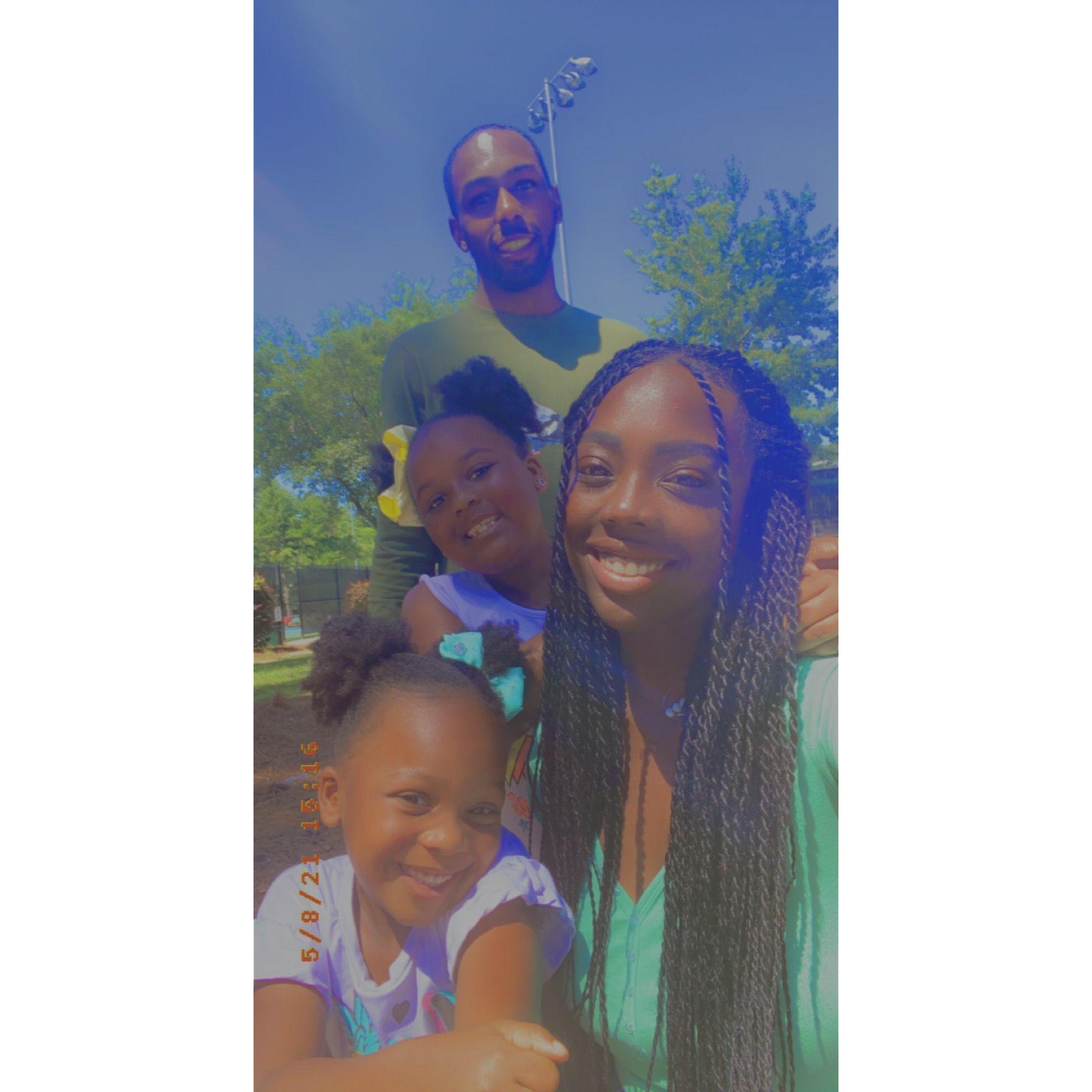 The girl's first introduction to Anty at the park. (May 2021)