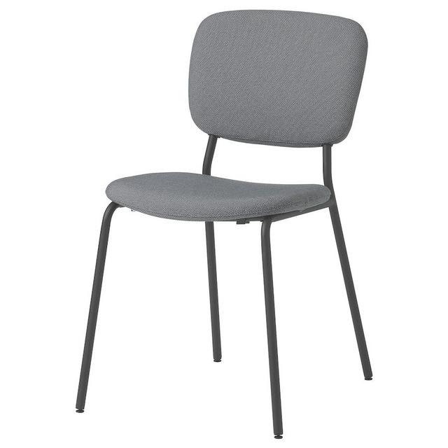 KARLJAN - Dining Chair, Kabusa dark gray