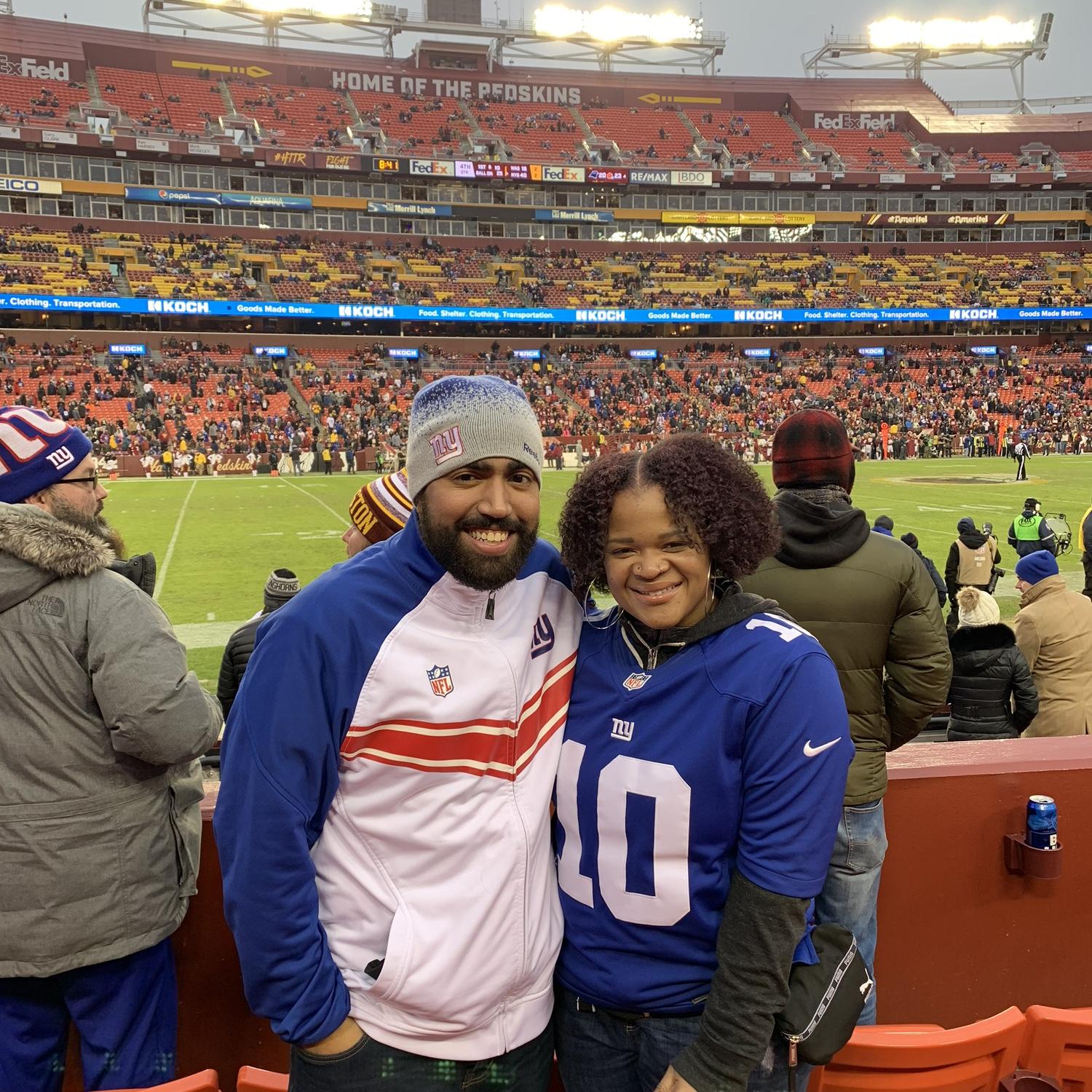 First NY Giants game!