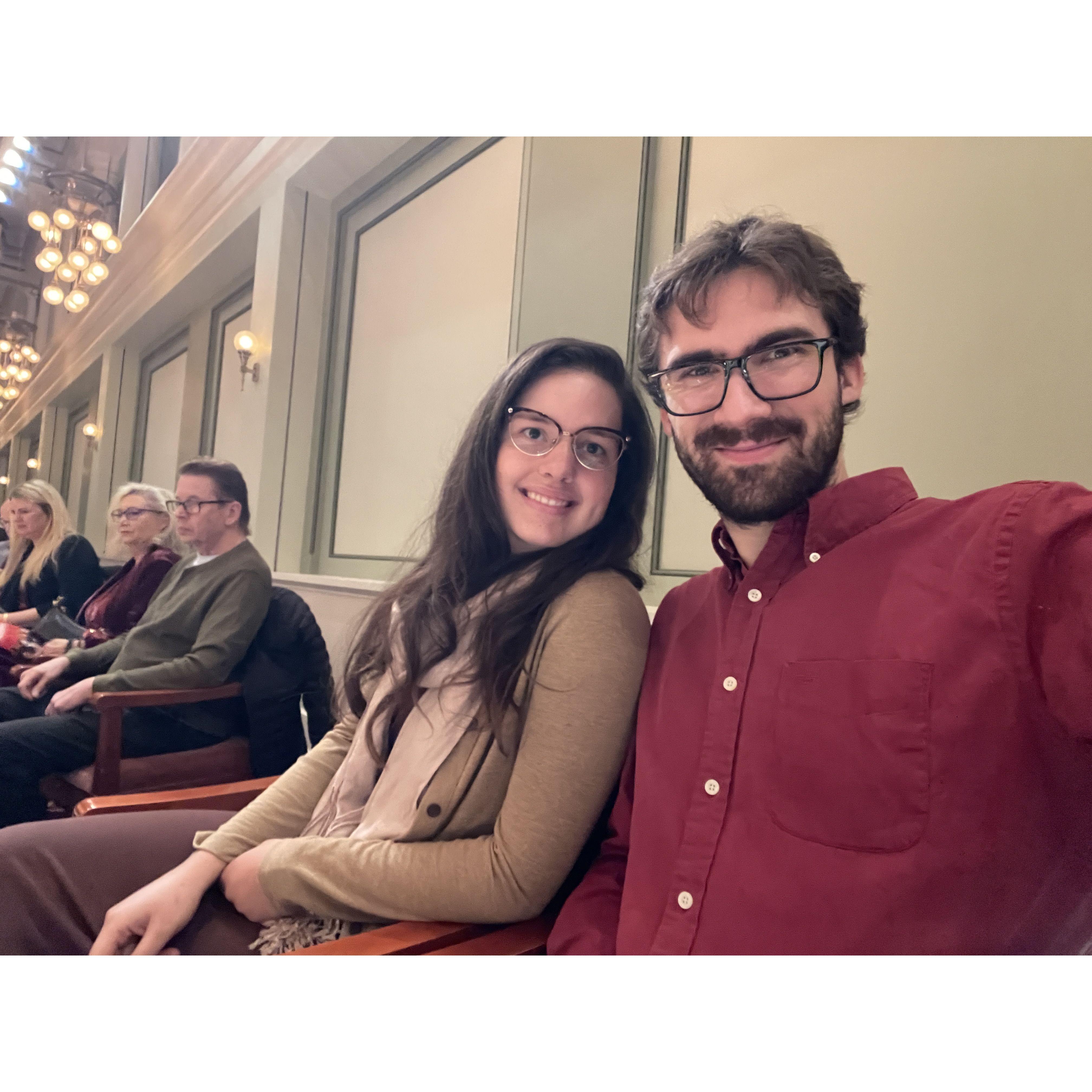 Our first date!